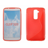 LG Optimus G2 D802, Szilikon tok, S-Case, piros