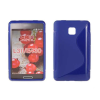 LG Optimus L3 2 E430, Szilikon tok, S-Case, kék