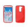 LG Optimus L3 E400, Szilikon tok, S-Case, piros