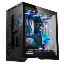 Lian Li o11 dynamic xl (rog) e-atx fekete edzett üveg számítógépház számítógép ház