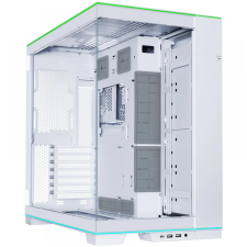 Lian Li O11D EVO RGB TG fehér számítógép ház