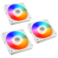 Lian Li UNI FAN AL120 120mm RGB PWM Rendszerhűtő - Fehér (3db/csomag) hűtés