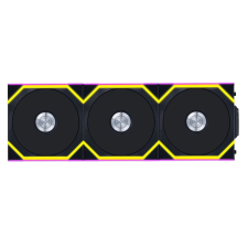 Lian Li UNI FAN SL Wireless 120 fekete 3 darabos szett hűtés