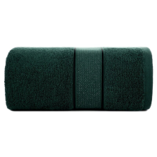  Liana velúr törölköző Sötétzöld 50x90 cm lakástextília