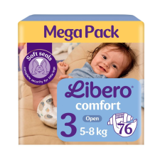Libero Comfort 3 pelenka, 5-8 kg, 76 db pelenka