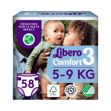 Libero Comfort 3 pelenka, 5-9 kg, 58 db pelenka