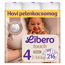 Libero Touch 4 pelenka, 7-14 kg, 216 db pelenka