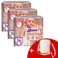 Libero Touch Bugyipelenka 5-9kg Midi 3 (108db) + Ajándék Libero táska pelenka