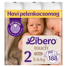 Libero Touch havi Pelenkacsomag 3-6kg Newborn 2 (188db) pelenka