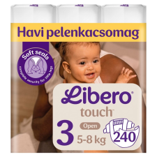 Libero Touch havi Pelenkacsomag 5-8kg Midi 3 (240db) pelenka