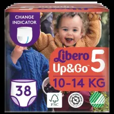 Libero Up&Go egyszerhasználatos bugyipelenka, méret: 5, 10-14 kg, 38 d pelenka