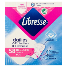 Libresse Dailies Fresh Regular tisztasági betét 58 db intim higiénia