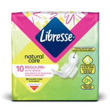 Libresse Natural Care Normal+ egészségügyi betét 10db intim higiénia