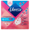 Libresse Ultra+ Deo Freshness & Protection enyhén illatosított szárnyas egészségügyi betét 10 db