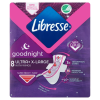 Libresse Ultra+ X-Large Goodnight szárnyas éjszakai egészségügyi betét 8 db