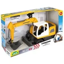  Liebherr markológép - 48 cm autópálya és játékautó