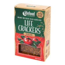 - Life Crackers olasz, 90 g BIO reform élelmiszer