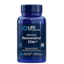 Life Extension Élethosszabbításra optimalizált Resveratrol Elite™, 60 növényi kapszula vitamin és táplálékkiegészítő