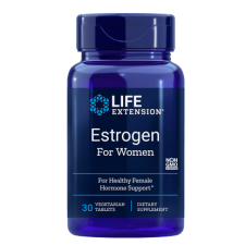 Life Extension Élethosszabbító ösztrogén nőknek, ösztrogén nőknek, 30 vegetáriánus tabletta vitamin és táplálékkiegészítő