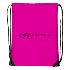  Life is a bike - Sport táska Magenta egyedi ajándék
