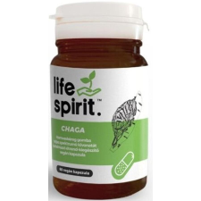 Life Spirit Chaga (Hamvaskéreg) teljes spektrumú gombakivonatot tartalmazó étrend-kiegészítő kapszula 60db vitamin és táplálékkiegészítő