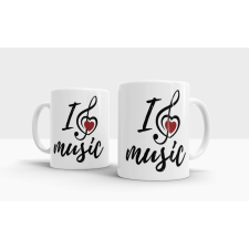 LifeTrend Bögre - I love music bögrék, csészék