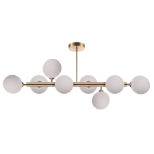 Light Prestige Dorado Chandelier függőlámpa 8x E14 Gold üvegbúrák Light Prestige világítás
