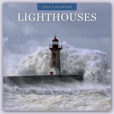  Lighthouses - Leuchttürme 2024 - 16-Monatskalender naptár, kalendárium