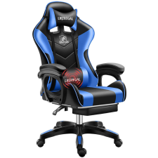  Likeregal 920 masszázs gamer szék lábtartóval kék forgószék