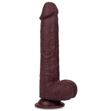 LIKETRUE - Realisztikus Dildó – Slidy 17 cm barna élmény műpénisz, dildó