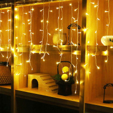 Lili Dekorációs LED fényfüggöny, 200 LED, meleg fehér - 6 méter karácsonyfa izzósor