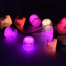 Lili Kültéri RGB LED okos izzósor, telefonos applikációval és DMX vezérléssel - dimmelhető / 11,8 méter   kültéri izzósor