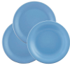 Lilien Tányérkészlet, 18 részes, Lilien Daisy, azúrkék