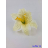  Liliom selyemvirág fej 11 cm - Vaj
