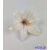  Liliom selyemvirág fej 13 cm - Krém-Rózsaszín