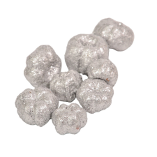  Liliputi tök ezüst&amp;glitter 8,5dkg/csom dekorációs kellék