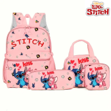  Lilo &amp; Stitch 4 részes iskolatáska szett – PINK MB3567988-P iskolatáska