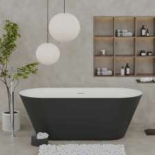  LILY matt b&amp;amp;w szabadonálló kád kád, zuhanykabin