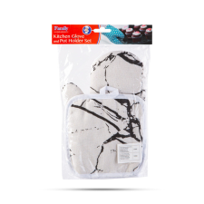 LIM-2279 BBQ Edényfogó kesztyű és alátét szett - 25 cm lakástextília