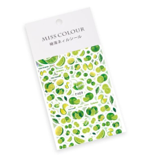  Lime öntapadó matrica F409 körömdíszítő
