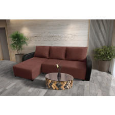  Linda sarokkanapé remek toszkán vörös szövettel 200x135cm-es fekvőfelülettel bútor