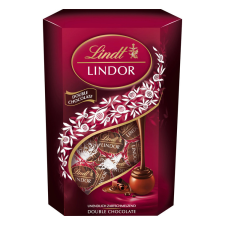 Lindor Double Choc tejcsokoládé golyó - 200 g csokoládé és édesség