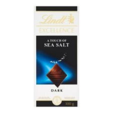 Lindt Csokoládé LINDT Excellence Sea Salt tengeri sós étcsokoládé 100g csokoládé és édesség