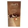 Lindt Csokoládé LINDT Nuxor mogyorós étcsokoládé praliné 150g