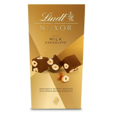 Lindt Csokoládé LINDT Nuxor mogyorós tejcsokoládé praliné 165g csokoládé és édesség
