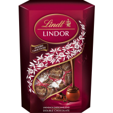 Lindt Lindor Double Chocolate 200g csokoládé és édesség