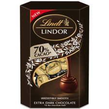  Lindt Lindor Extra Dark 70% 200g csokoládé és édesség