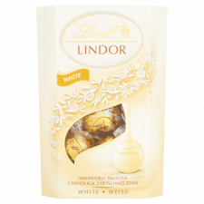 Lindt Lindor fehércsokoládé praliné lágyan olvadó töltelékkel 200 g csokoládé és édesség