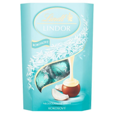  Lindt Lindor tejcsokoládé golyók lágyan olvadó kókuszos töltelékkel 200 g csokoládé és édesség