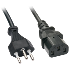LINDY 2m CH to C13 Mains Cable kábel és adapter